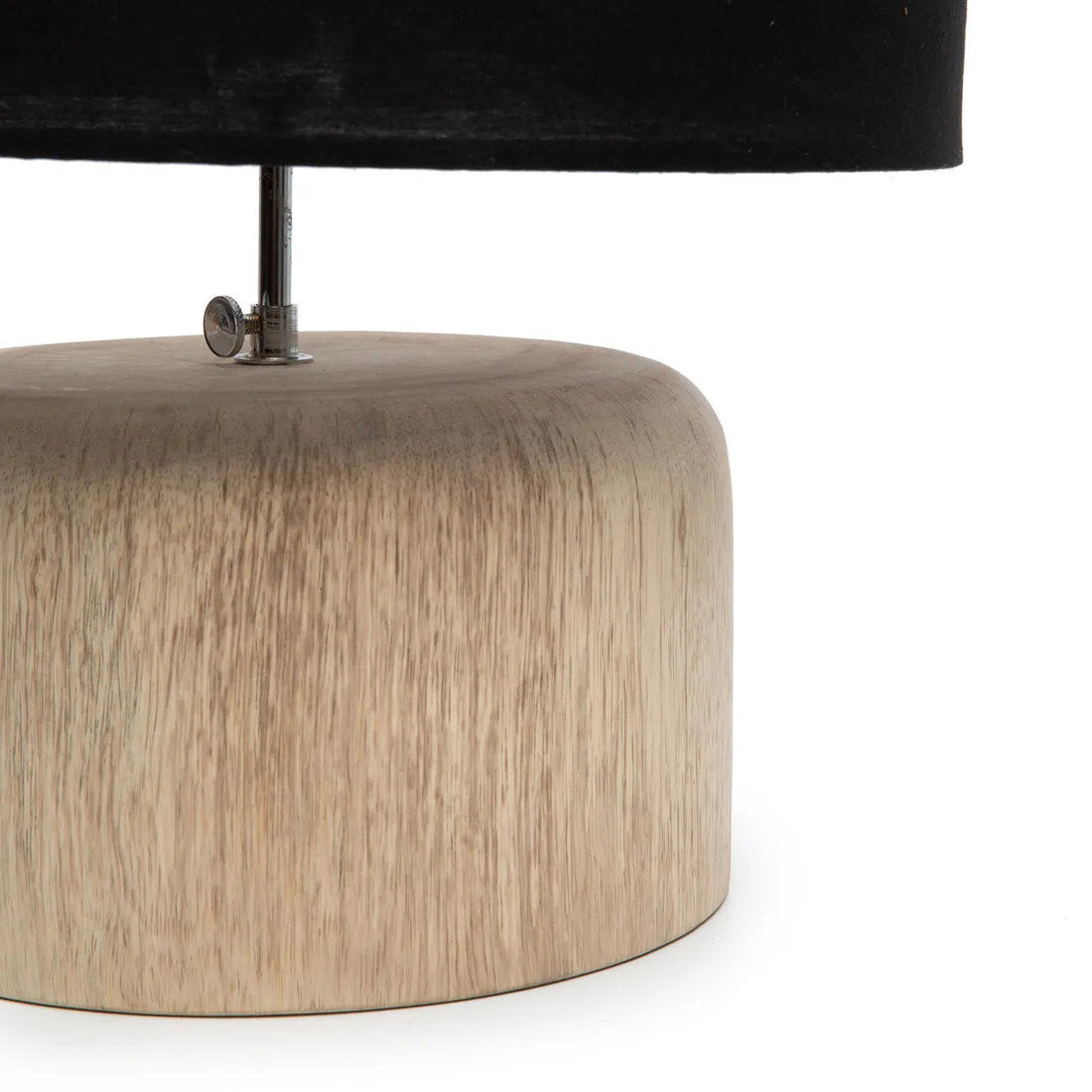 Die Teakholz-Tischlampe - Natural Black