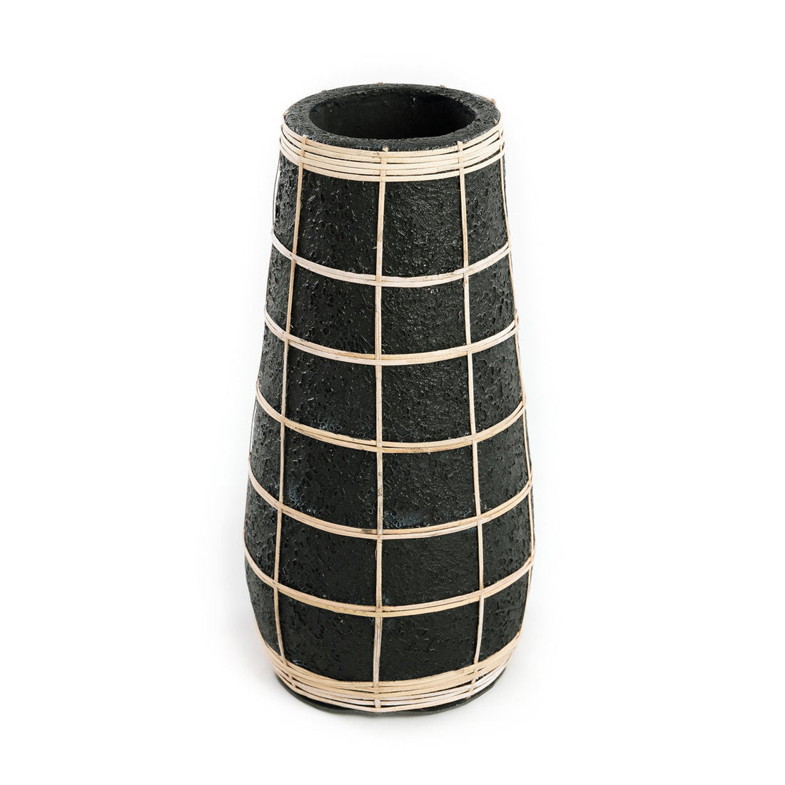 Die Cutie Vase - Schwarz Natürlich - L