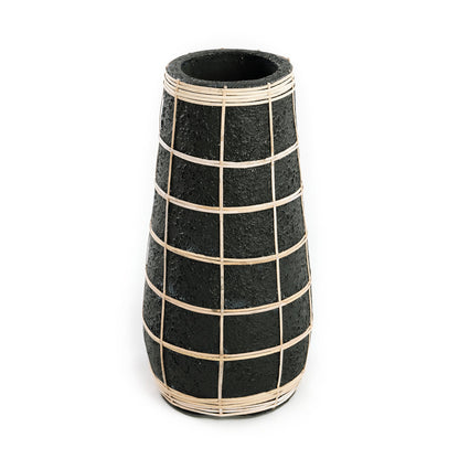 Die Cutie Vase - Schwarz Natürlich - L