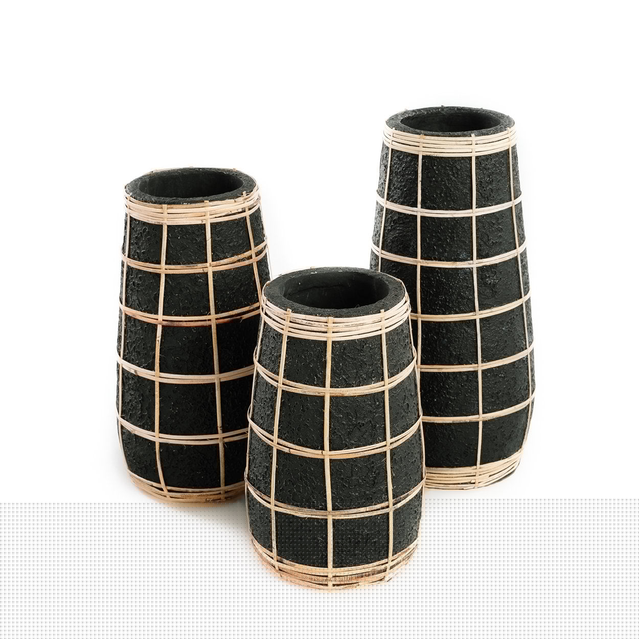 Die Cutie Vase - Schwarz Natürlich - M
