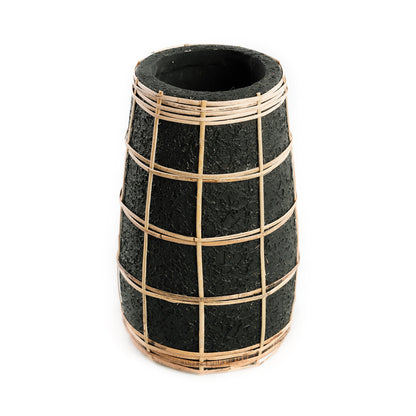 Die Cutie Vase - Schwarz Natürlich - S