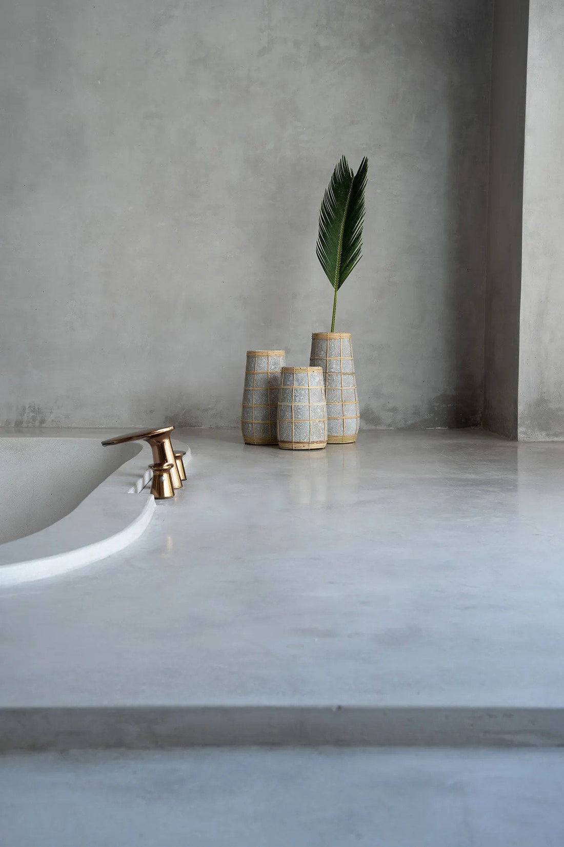 Die Cutie Vase - Beton Grau Natürlich - M