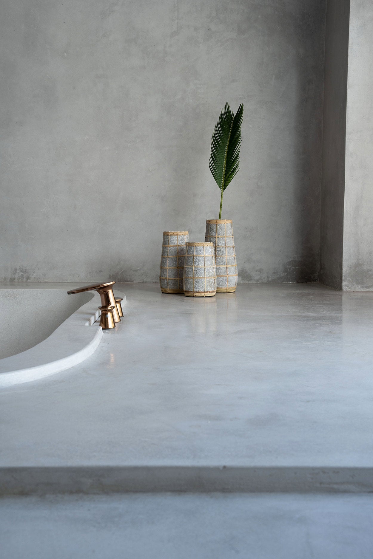 Die Cutie Vase - Beton Grau Natürlich - S