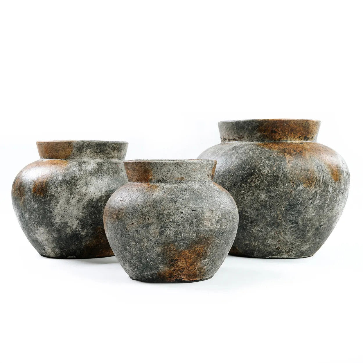 Die Funky Vase - Antik Grau - M