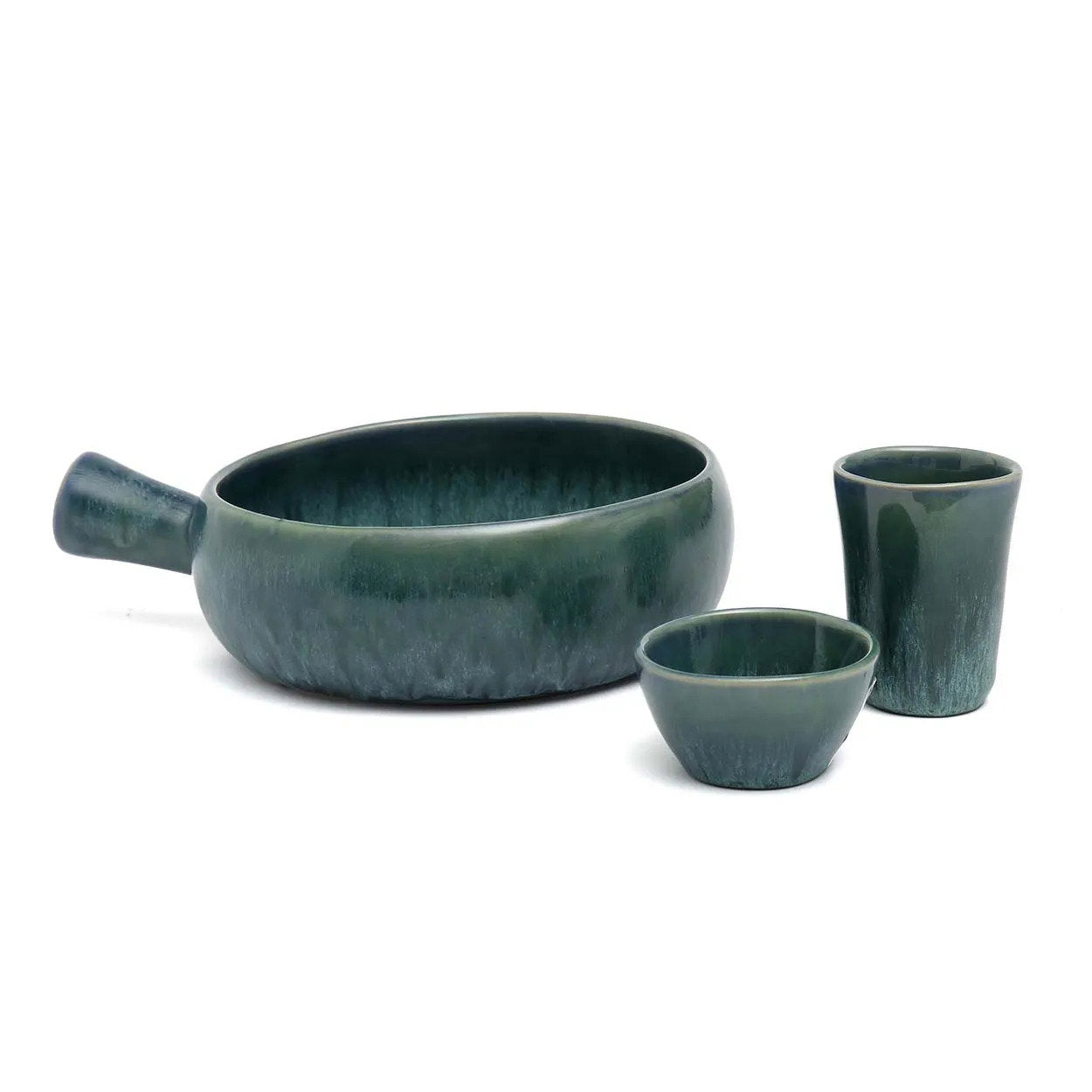 Die Aqua Sauce Schüssel - XS - Set von 4