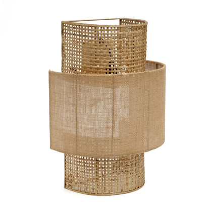 Die Bolly Jute Wandlampe - Natur - M