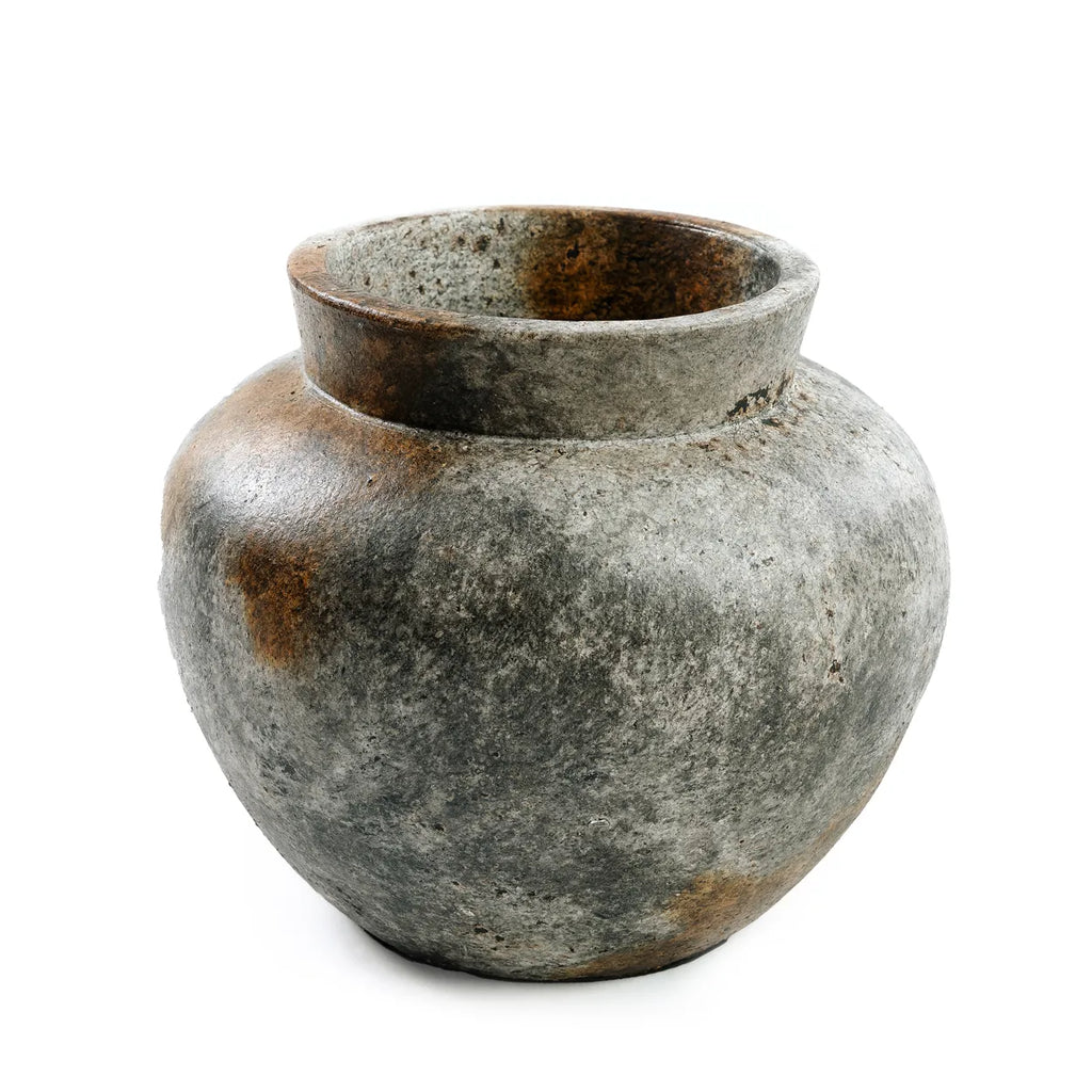 Die Funky Vase - Antik Grau - M