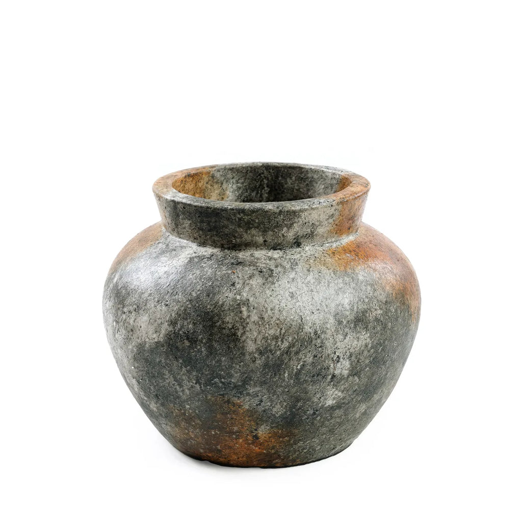 Die Funky Vase - Antik Grau - S