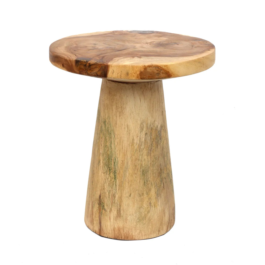 Der konische Beistelltisch Timber - Natur - 50