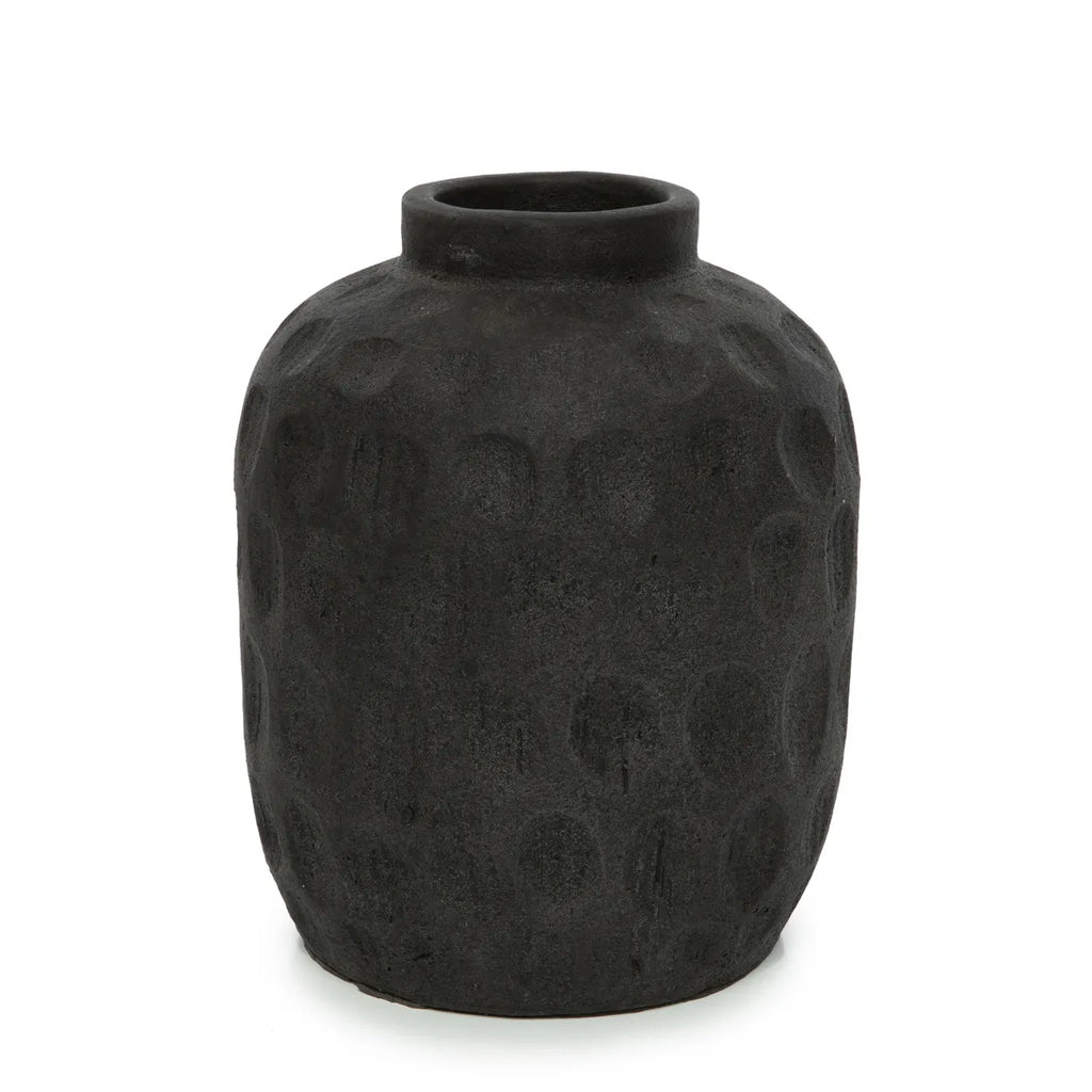 Die Trendy Vase - Schwarz - L