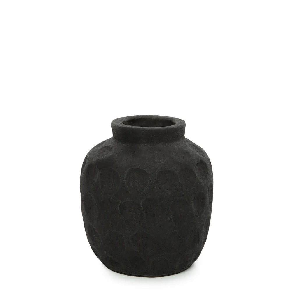 Die Trendy Vase - Schwarz - S