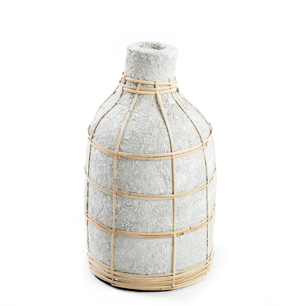 Die Whoopy Vase - Beton Grau Natur - L