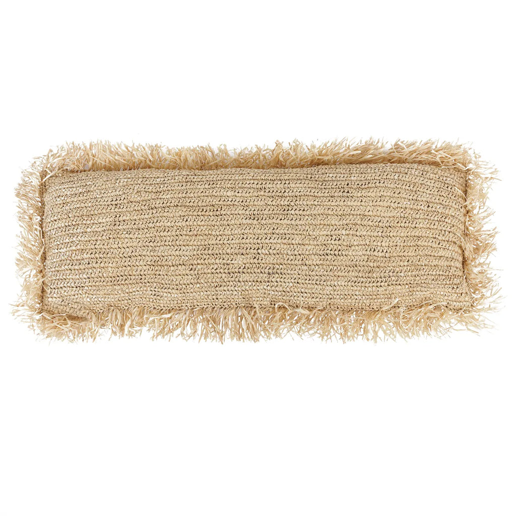 Raffia Kissen - Natur - 35x100