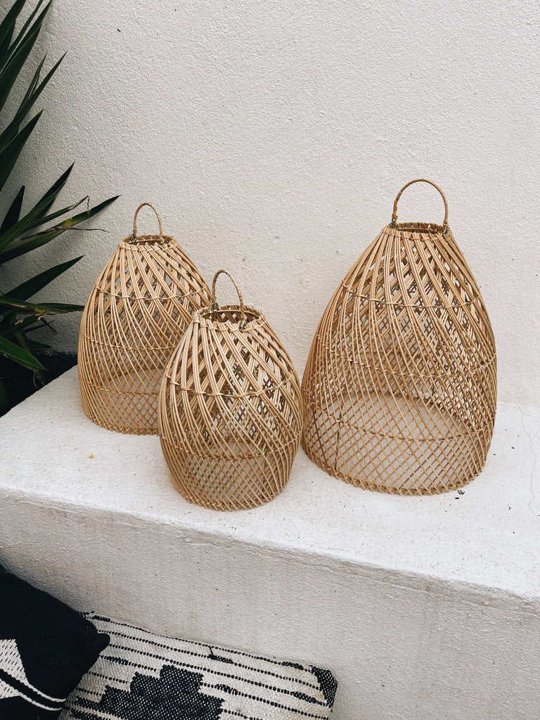 Laga Rattan Lampenschirm - L