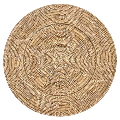 Lombok Rattan Wanddekoration Natur - 60cm