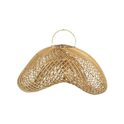 Tutuala Wave Rattan Lampenschirm - S