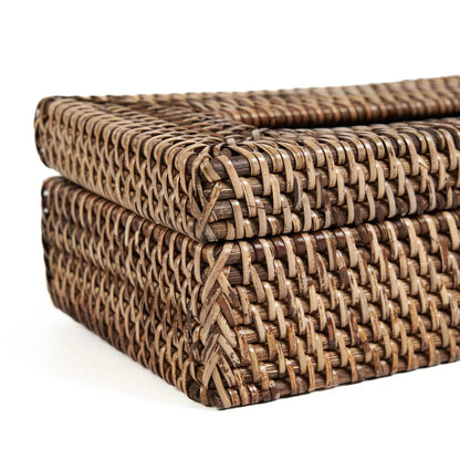 Die Rattan Classic Tissue Box - Naturbraun